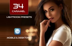 34 پریست لایت روم پرتره و کمرا راو و اکشن کمرا راو فتوشاپ کارامل Caramel Lightroom Presets