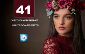 41 پریست لایت روم پرتره حرفه ای VSCO CAM Portrait Lightroom Presets