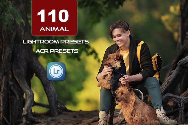 110 پریست لایت روم رنگی حیوانات و پریست کمراراو Animal Lightroom ACR Presets