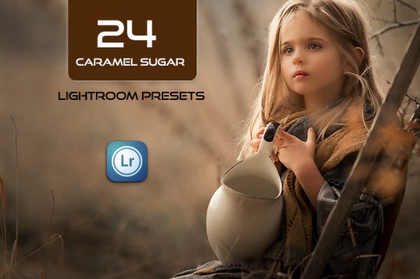 24 پریست لایت روم رنگی تم قهوه ای کارامل Caramel Sugar Lightroom Presets