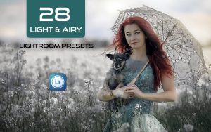 28 پریست لایت روم حرفه ای تم رنگی روشن Light & Airy Lightroom presets