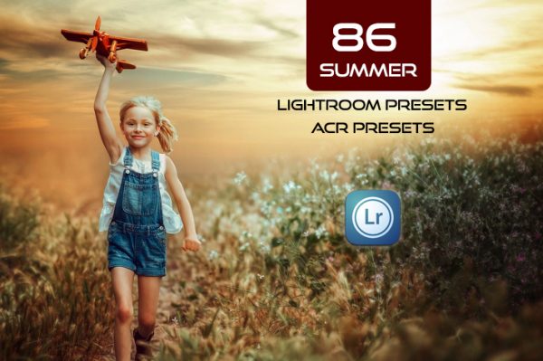 86 پریست لایت روم تابستان و پریست کمراراو Summer Lightroom ACR Presets