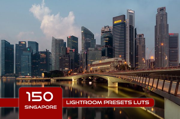 150 پریست لایت روم و لات رنگی تم سنگاپور Singapore Lightroom Presets LUTs