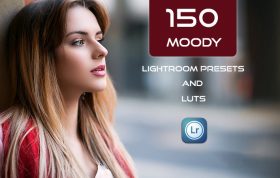 150 پریست لایت روم و لات رنگی حرفه ای Moody Lightroom Presets and LUTs