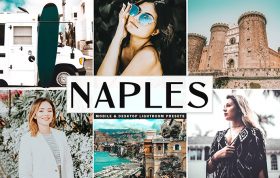 34 پریست لایت روم و Camera Raw و اکشن کمرا راو فتوشاپ ناپل ایتالیا Naples Lightroom Presets