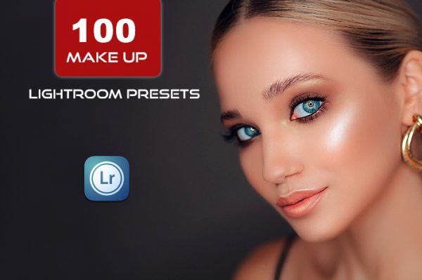 100 پریست لایت روم حرفه ای رتوش صورت Make Up Lightroom Presets