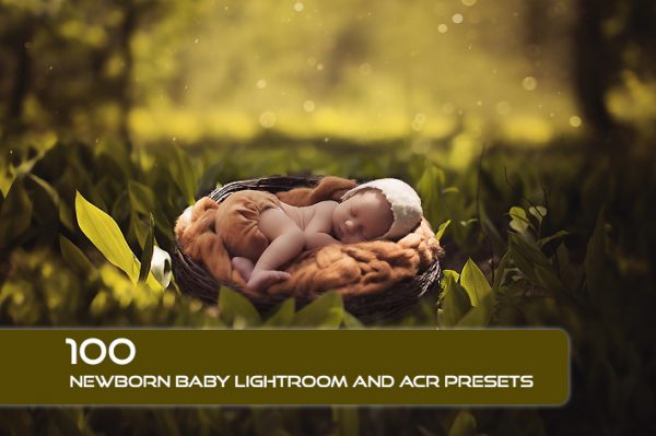 100 پریست لایت روم نوزاد و پریست کمرا راو Newborn Baby Lightroom ACR Presets