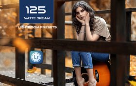 125 مات رنگی حرفه ای برای لایت روم Matte Dream Lightroom Presets