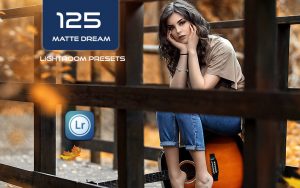 125 مات رنگی حرفه ای برای لایت روم Matte Dream Lightroom Presets