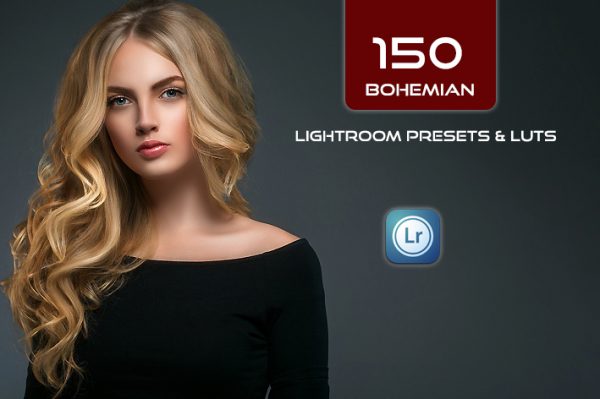 150 پریست لایت روم حرفه ای و لات رنگی Bohemian Lightroom Presets LUTs