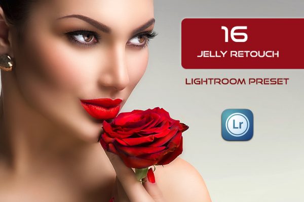 16 پریست لایت روم رتوش ژلاتینی چهره پرتره Jelly Retouch Lightroom Preset