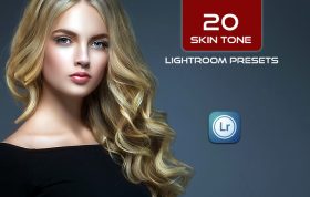 20 پریست لایت روم پرتره حرفه ای استودیویی Skin Tone Lightroom Presets