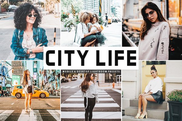 34 پریست لایت روم و Camera Raw و اکشن کمرا راو فتوشاپ زندگی شهری City Life Lightroom Presets