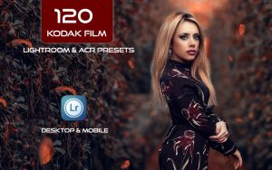 120 پریست لایت روم و پریست کمرا راو فتوشاپ Kodak Film Lightroom & ACR Presets