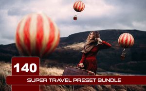 140 پریست لایت روم حرفه ای موبایل و دسکتاپ سفر Super Travel Preset Bundle