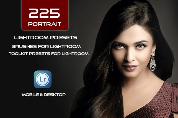225 پریست لایت روم پرتره و براش لایت روم Portrait Lightroom Presets