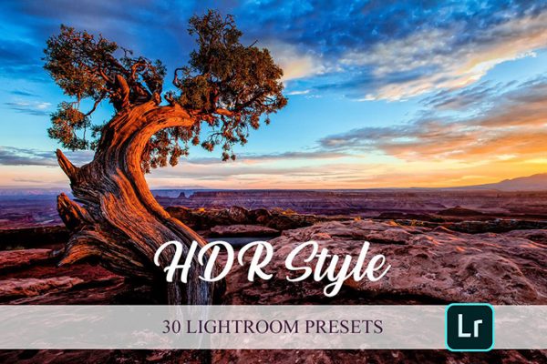 30پریست لایت روم حرفه ای افکت اچ دی آر HDR Style Lightroom Presets