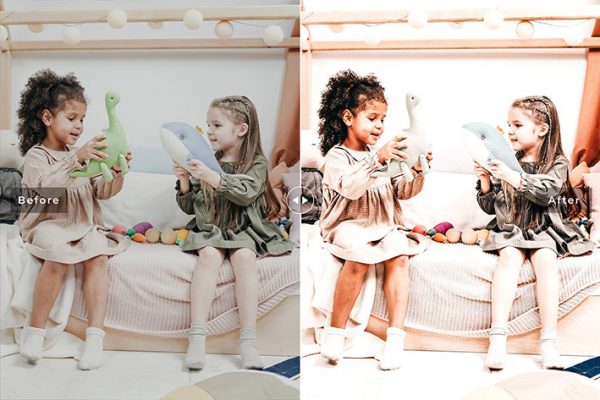 34 پریست لایت روم عکس کودک و Camera Raw و اکشن کمرا راو فتوشاپ Children Lightroom Presets