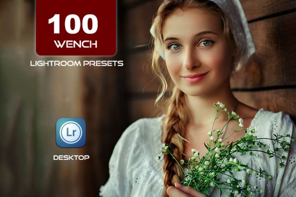 100 پریست لایت روم پرتره حرفه ای Wench Lightroom Presets