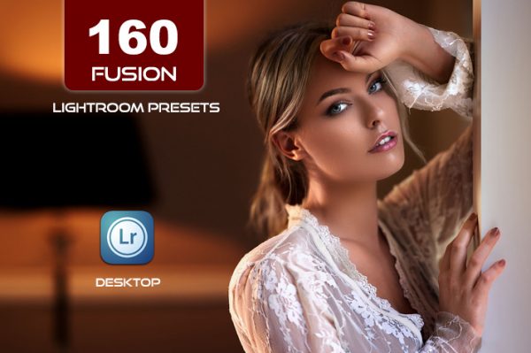 160 پریست لایت روم و کمرا راو رنگی حرفه ای Fusion Lightroom Presets