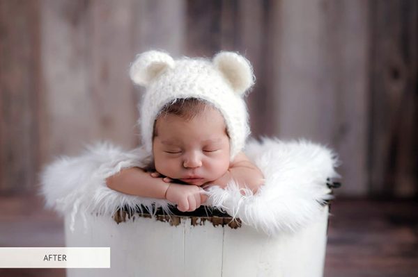 192 پریست لایت روم و براش لایت روم عکس نوزاد Luxe Newborn Lightroom Presets