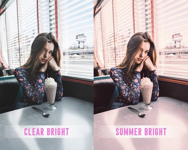18 پریست لایت روم حرفه ای بلاگرها Bright Blogger Lightroom Presets