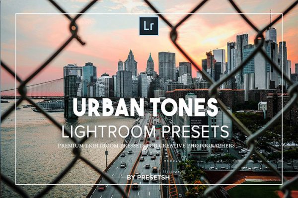 30 پریست لایت روم و پریست کمرا راو Urban tones Lightroom Presets