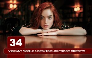 34 پریست لایت روم رنگی و Camera Raw و اکشن کمرا راو فتوشاپ Vibrant Lightroom Presets