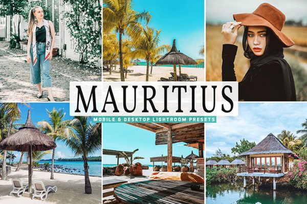 40 پریست لایت روم و Camera Raw و اکشن کمرا راو فتوشاپ جزیره موریتیوس ماداگاسکار Mauritius Lightroom Presets