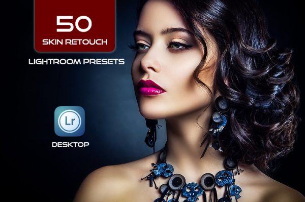 50 پریست لایت روم رتوش پوست صورت Skin Retouch Lightroom Presets