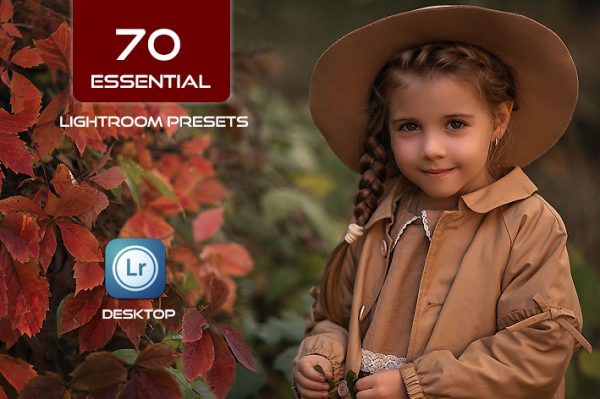 70 پریست لایت روم حرفه ای تنظیم رنگ Essential Lightroom Presets