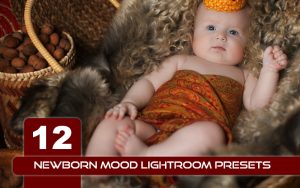 12 پریست لایت روم آتلیه نوزاد و پریست کمرا راو Newborn mood Lightroom Presets