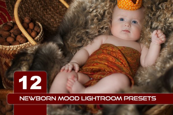 12 پریست لایت روم آتلیه نوزاد و پریست کمرا راو Newborn mood Lightroom Presets