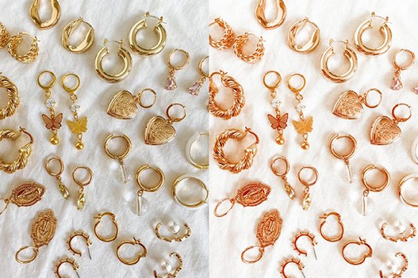 20 پریست لایت روم حرفه ای عکاسی جواهرات Jewelry Lightroom Presets Gold Edition
