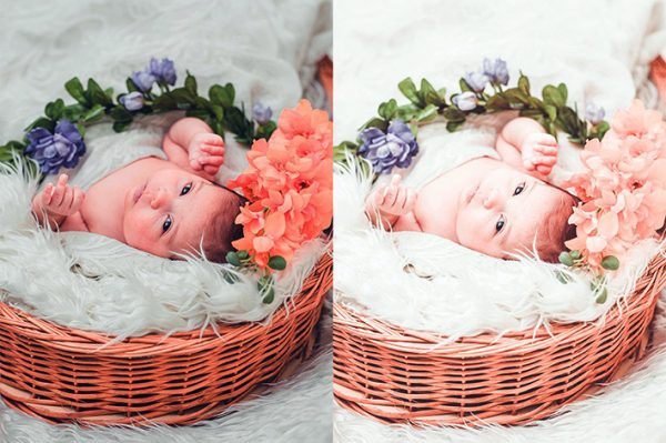 20 پریست لایت روم حرفه ای عکس نوزاد Newborn Baby Lightroom Presets