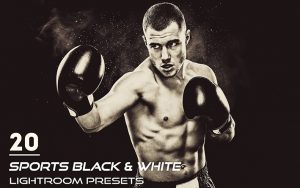 20 پریست لایت روم ورزشی تم تک رنگ Sports Black & White Presets