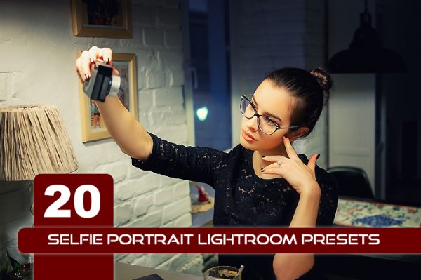 20 پریست لایت روم پرتره تم عکس سلفی Selfie Portrait Lightroom Presets