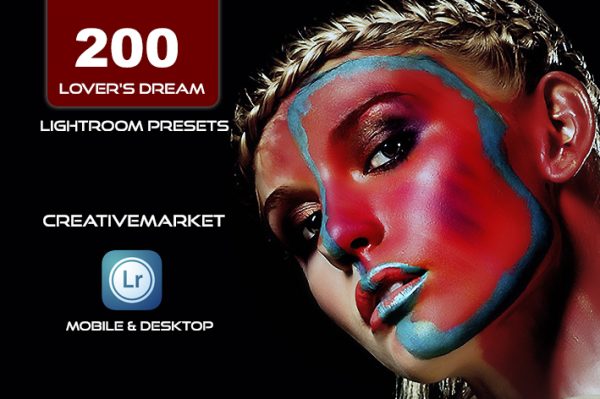 200 پریست لایت روم رنگی 2021 حرفه ای Preset Lover's Dream Bundle
