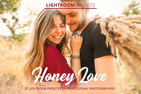 35 پریست لایت روم عروس و براش لایت روم تم عشق شیرین Honey Love Presets
