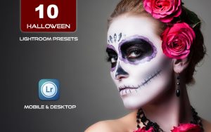 10 پریست لایت روم حرفه ای جشن هالووین Halloween Scary Lightroom presets