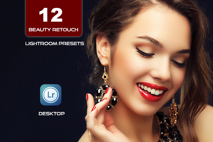 12 پریست لایت روم رتوش چهره پرتره Beauty Retouch Lightroom Presets
