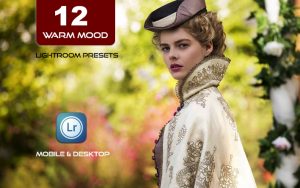12 پریست لایت روم رنگی حرفه ای تم رنگ گرم Warm Mood Lightroom Presets