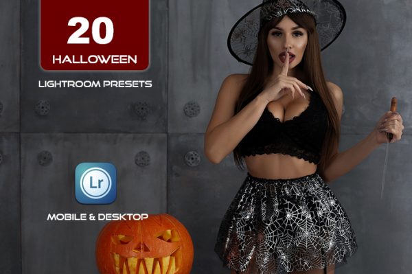 20 پریست لایت روم 202 جشن هالووین Halloween Horror Lightroom presets