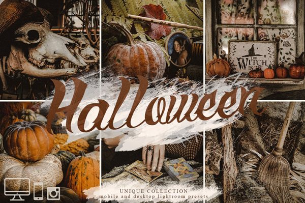 20 پریست لایت روم 202 جشن هالووین Halloween Horror Lightroom presets