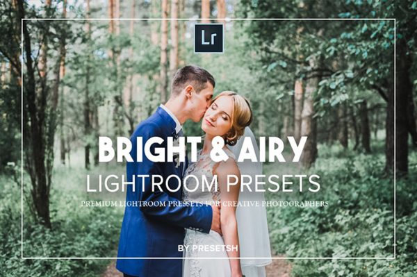 30 پریست لایت روم عروسی و پریست کمرا راو فتوشاپ Bright Airy Lightroom Presets