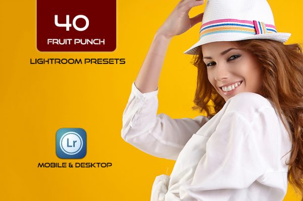 40 پریست لایت روم و کمرا راو و اکشن کمرا راو فتوشاپ Fruit Punch Lightroom Presets