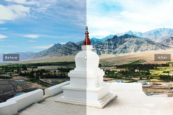 40 پریست لایت روم و کمرا راو و اکشن کمرا راو فتوشاپ Ladakh Lightroom Presets