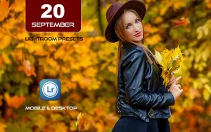 ۲۰ پریست لایت روم حرفه ای پاییزی تم سپتامبر September fall Lightroom Presets