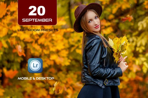 ۲۰ پریست لایت روم حرفه ای پاییزی تم سپتامبر September fall Lightroom Presets