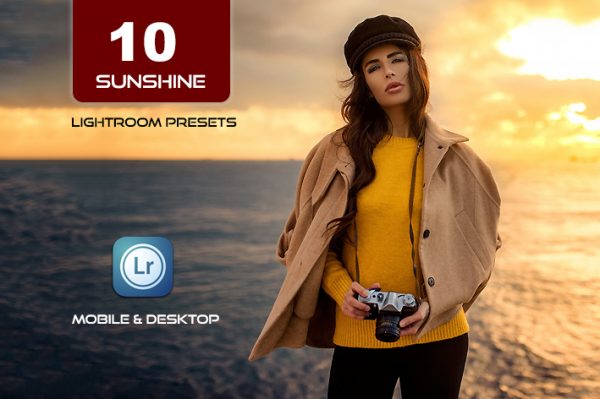 10 پریست لایت روم حرفه ای تم روز آفتابی Sunshine Lightroom Presets